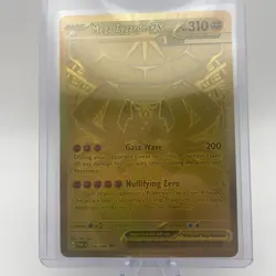 Pokemon Perfect Order Mega Zygarde EX Gold Mega Hyper Rare 124/88 - Image 1