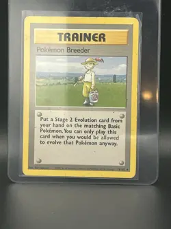 Pokemon Breeder 076/102 Base Set Regular - Image 1