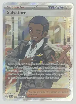Salvatore 202/162 Trainer Temporal Forces Pokemon NM - Image 1
