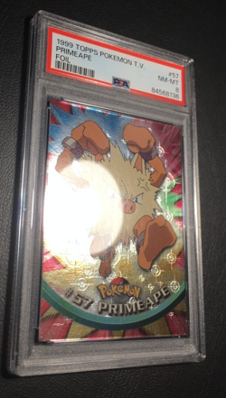 Primeape Foil | Topps Pokemon TV | PSA 8 Near Mint | englisch | Rasaff - Image 3