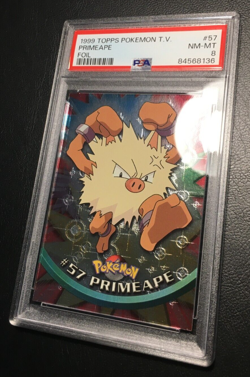 Primeape Foil | Topps Pokemon TV | PSA 8 Near Mint | englisch | Rasaff - Image 4