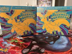 Pokemon Mega Evolution Ascended Heroes ETB Elite Trainer Box 2x Lot - Image 1