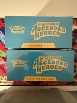Pokemon Mega Evolution Ascended Heroes ETB Elite Trainer Box 2x Lot - Image 5