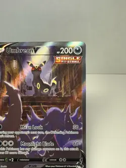 Umbreon V Alternate Art Evolving Skies 189/203 Alt Pokemon Card FA 2021 NM - Image 2
