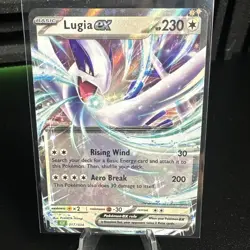 Pokemon TCG Lugia EX Holo Trading Card 017/034 CLV Classic - Image 1