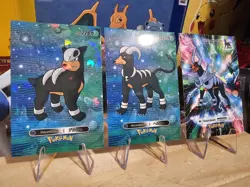 Pokemon Card Database 2 - Houndour Houndoom Mega Evolution Set- 3 Card Lot - Image 2