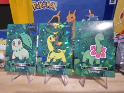 Pokemon Card Database 2 - Chikorita Bayleef Meganium Evolution Set - 3 Card Lot - Image 3
