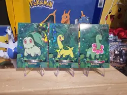 Pokemon Card Database 2 - Chikorita Bayleef Meganium Evolution Set - 3 Card Lot - Image 4