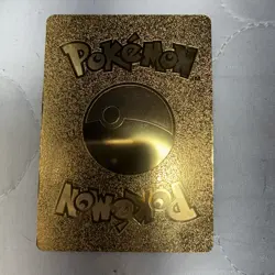 Pokemon Gold Foil Fan Art Card PIKACHU COSPLAY Mega Lucario 625HP #009 - Image 2