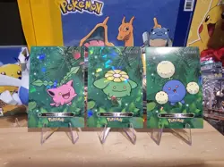 Pokemon Card Database 2 - Hoppip Skiploom Jumpluff Evolution Set - 3 Card Lot - Image 1
