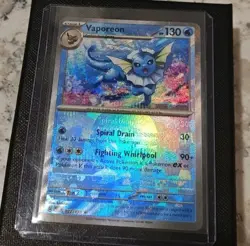Vaporeon 22/131 Holo Pokeball Texture Shift ERROR Card - Image 2