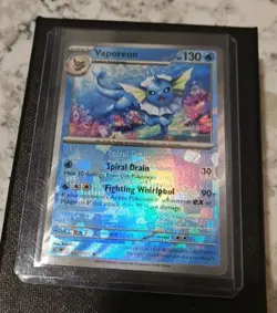 Vaporeon 22/131 Holo Pokeball Texture Shift ERROR Card - Image 4