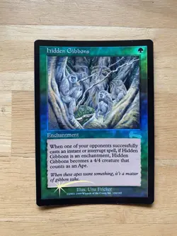 MTG Hidden Gibbons Set Foil Individual Card Available Good - Image 1