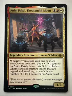 MTG The Lost Caverns of Ixalan Anim Pakal, Thousandth Moon 0223 R Reg NM LCI - Image 1