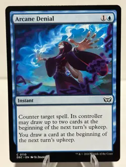 Arcane Denial 110 C Commander: Duskmourn: House of Horror NM MTG - Image 1