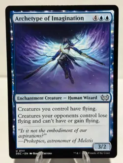 Archetype of Imagination 111 U Commander: Duskmourn: House of Horror NM MTG - Image 1