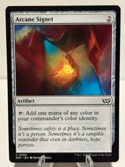 Arcane Signet 92 C Commander: Duskmourn: House of Horror NM MTG - Image 1