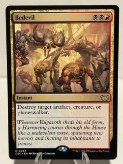 Bedevil 84 R Commander: Duskmourn: House of Horror NM MTG - Image 1