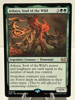Ashaya, Soul of the Wild 170 M Commander: Duskmourn: House of Horror NM MTG - Image 1