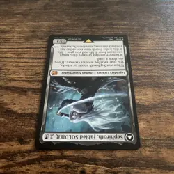 MTG Soldier of Fortune Sephiroth English Edition Lightly Played - Image 3
