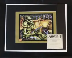 MTG Nicol Bolas Art Print Ed Beard Jr Signed Limited Edition - Image 1
