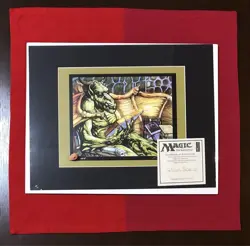 MTG Nicol Bolas Art Print Ed Beard Jr Signed Limited Edition - Image 5