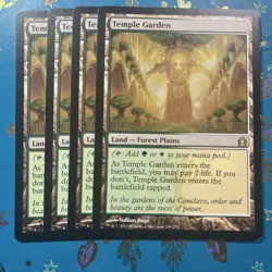 MTG Temple Garden RTR English Single Card - Image 1