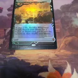 MTG Windswept Heath ZNE English Foil Playable - Image 3