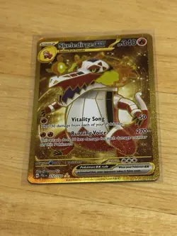 2023 Pokemon Skeledirge EX Gold Full Art Paldea Evolved #272/193 - Image 1