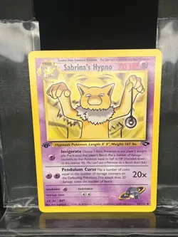 Sabrina's Hypno 56/132 Gym Challenge Regular - Pokemon TCG - NM - Image 1