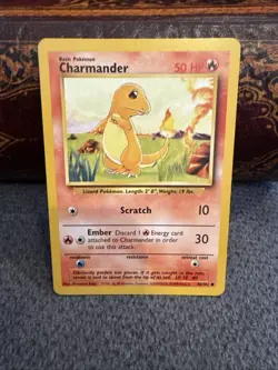 Base Set Pokemon TCG Charmander - Image 1