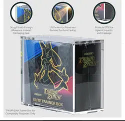 Pokemon ETB premium Acrylic Case 99% UV Protection With Magnetic Lid - Image 1