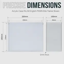 Pokemon ETB premium Acrylic Case 99% UV Protection With Magnetic Lid - Image 2