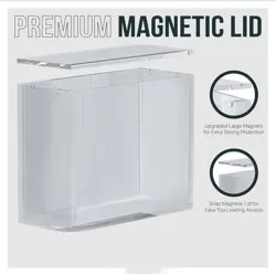 Pokemon ETB premium Acrylic Case 99% UV Protection With Magnetic Lid - Image 3