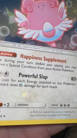 Blissey 153/214 Cosmo Holo Promo Pokemon NM SWIRL & HOLO BLEED - Image 4
