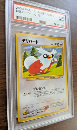 2000 Pokemon Japanese Neo 3 Delibird Holo #225 PSA 9 MINT Awakening Legends-REV. - Image 2