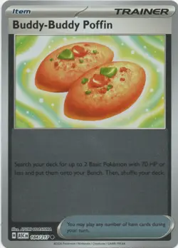 Buddy-Buddy Poffin [Reverse Holofoil] 184/217 Pokemon ME: Ascended Heroes NM - Image 1