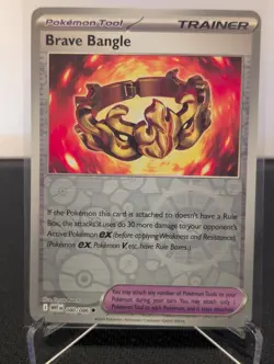 Brave Bangle 080/086 Uncommon White Flare Pokemon Reverse Holo Near Mint - Image 1