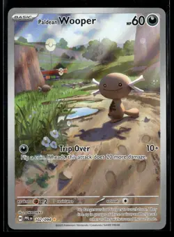 Paldean Wooper 102/094 Illustration Rare Phantasmal Flames Pokemon NM/M - Image 1