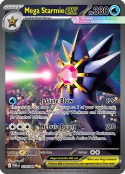Mega Starmie ex 118/088 Holo Perfect Order Pokemon NM/M - Image 4