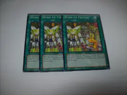 3x Wind-Up Factory - TU08-EN016 - Common - LP - Yugioh Playset Free Shipping - Image 1