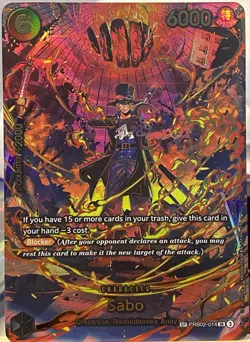 One Piece TCG - Sabo (SP) PRB02-014 - OP15 - Adventure on Kami's Island NM/M - Image 1