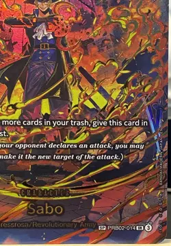One Piece TCG - Sabo (SP) PRB02-014 - OP15 - Adventure on Kami's Island NM/M - Image 5