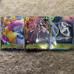 One Piece Lucci Stussy Kaku Alt Art Parallel ST29-013 Starter Deck 29 Set Of 3 - Image 1