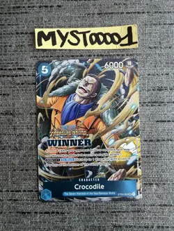 Carte One Piece Crocodile ST03-003 Promo WINNER English Card - Image 1