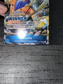 Carte One Piece Crocodile ST03-003 Promo WINNER English Card - Image 3