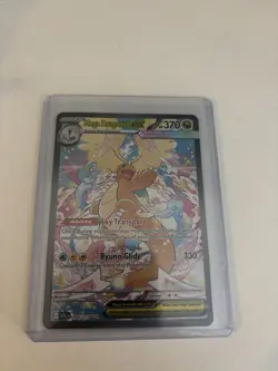 Mega Dragonite EX Pokemon TCG Full Art Holo Card 290/217 370 HP 330 Attack - Image 3
