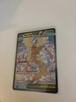 Mega Dragonite EX Pokemon TCG Full Art Holo Card 290/217 370 HP 330 Attack - Image 4