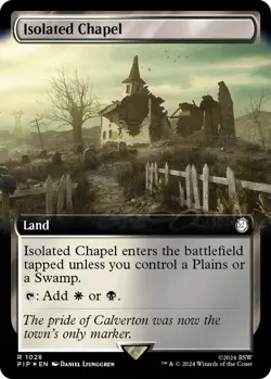 Isolated Chapel (Extended Art) (Surge Foil) -Universes Beyond: Fallout - NM - Image 1