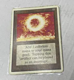 MTG Unlimited Sol Ring - See Pics for Condition - - Image 1